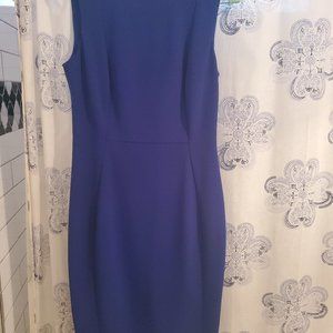 Blue Calvin Klein Sheath Dress